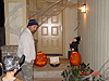 Ken and Tyler walking up to another house