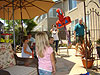 Hunter hitting the pinata