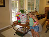 Catelyn giving Jordan her presents
