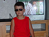Tyler in his swimming gear