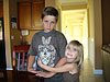 Tyler and Jordan at John's party