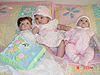 Jordan with her dolls