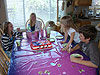 Jordan blowing out the candles