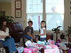 Heidi, Tyler, and Jordan with her new bat
