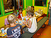 The kids eating