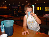 Tyler enjoying some root beer