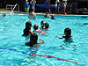 Jordan swimming with the girls