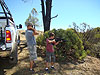 Tyler shooting his new gun