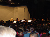 The symphony starting to get seated