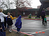 The boys getting ready to go inside