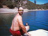 Ken wearing Tyler's lizard goggles