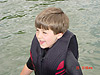 Tyler having a good time in the water