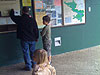 Ken, Tyler, and Jordan outside the hatchery