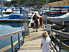 Jordan, Ken, and Tyler on the docks
