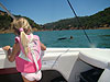 Jordan watching Tyler get ready to wakeboard