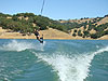 Tyler wakeboarding