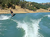 Tyler wakeboarding