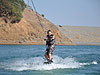 Tyler wakeboarding
