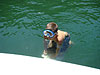 Tyler in the water