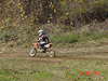 Tyler riding around the track