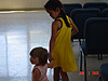 Katie holding Jordan's hand