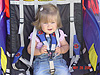 Jordan getting ready to go for a ride