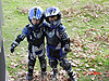 Riley and Tyler getting ready to ride
