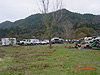 A view of all the trailers on Thanksgiving break
