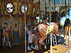 Jordan and Ken on the carousel
