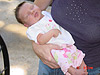 Jackie holding Caitlin