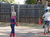 Scott in his Spiderman costume and Tyler on his bike