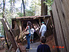 Tyler, Heidi, Dave, and Ken outside the Gravity House