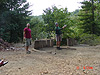 Ken and Dave playing horseshoes