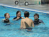 Tyler and Dakota talking to the girls