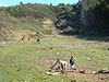 Ken and Tyler setting up some targets