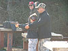 Ken helping Tyler with the 9mm