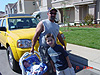 Jordan, Ken, and Tyler arriving at the party