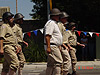 Foy Kelley marching with his group