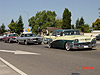 A line of classic cars