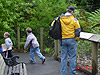 The kids running to check out some more cool exhibits