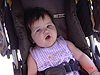 Jordan in her stroller