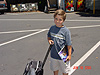 Tyler at the school B-B-Q