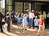 Heading into the museum