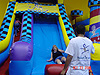Heidi going down the slide