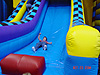 Tyler going down the slide