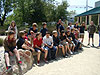 The kids listening to the rules