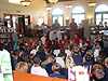 The rest of the students sitting down