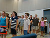 The kids singing