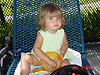 Jordan eating some Cheerios