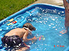 Tyler checking out things underwater